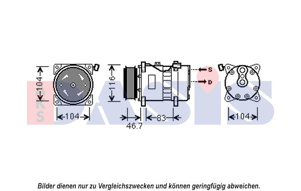 AKS DASIS Kompressori, ilmastointilaite 852642N